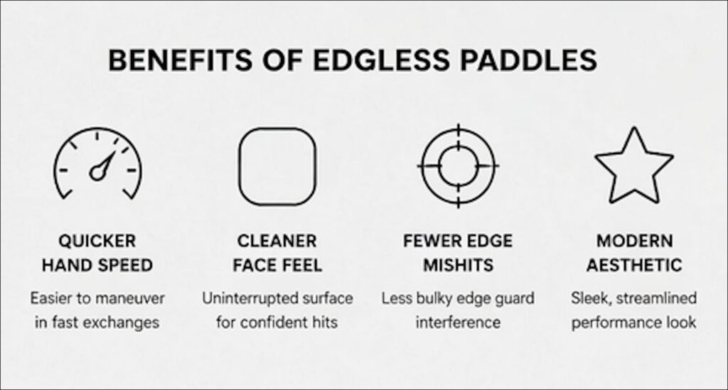Edgeless Pickleball Paddles: Pros, Cons, and Who Should Actually Buy One 1 edgeless paddles pros