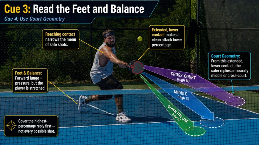Use Court Geometry: Some Shots Are Available, Others Are Bait