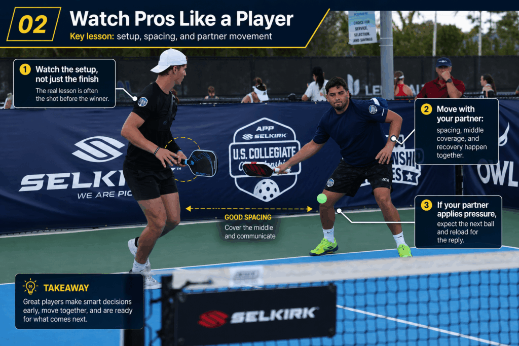 Can Watching Pro Pickleball Actually Make You Better? 2 whatch how pickleball pro players srtup winner shots
