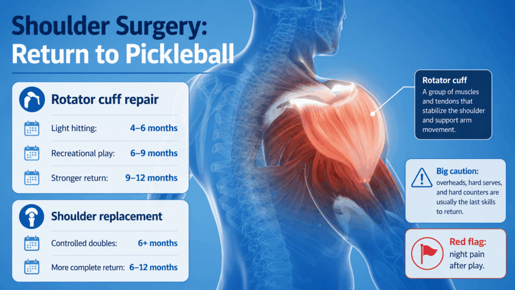 How Long After Surgery Before You Can Play Pickleball Again? 4 Returning TO PICKLEBALL After Shoulder Replacement