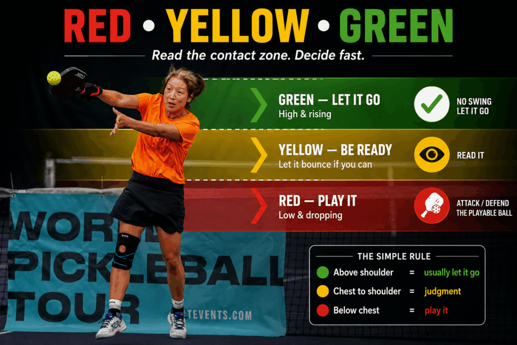 How to Practice Letting Balls Go in Pickleball