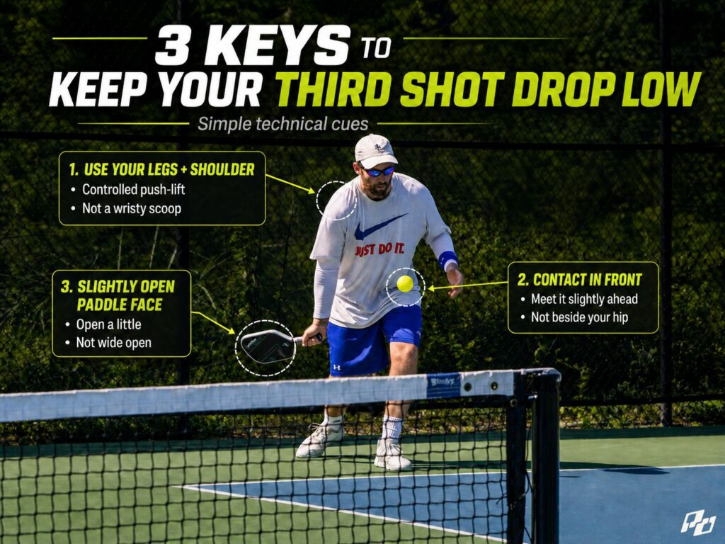 The technical keys to keeping your third shot drop low