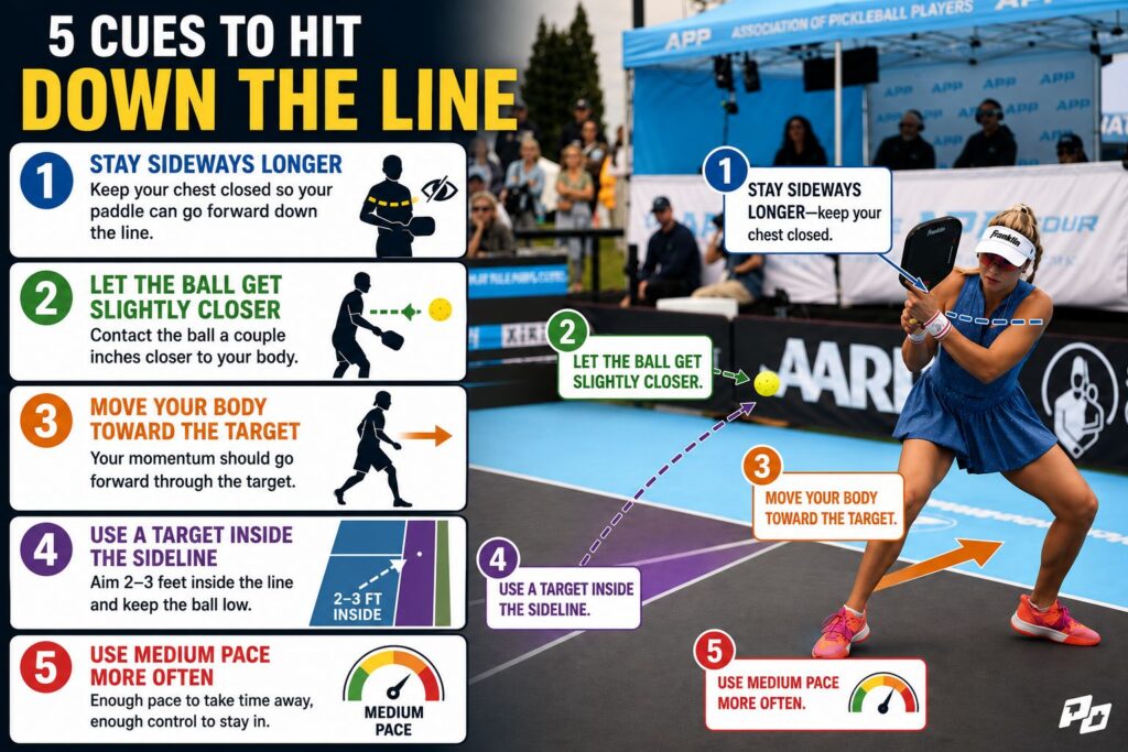 How to Use the Down-the-Line Shot as a Doubles Weapon 1 The Mechanics: How to Actually Hit Down the Line