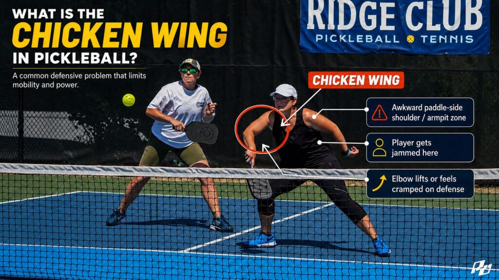 How to Punish Players Who Sit Backhand at the Kitchen 1 chicken wing area in pickleball