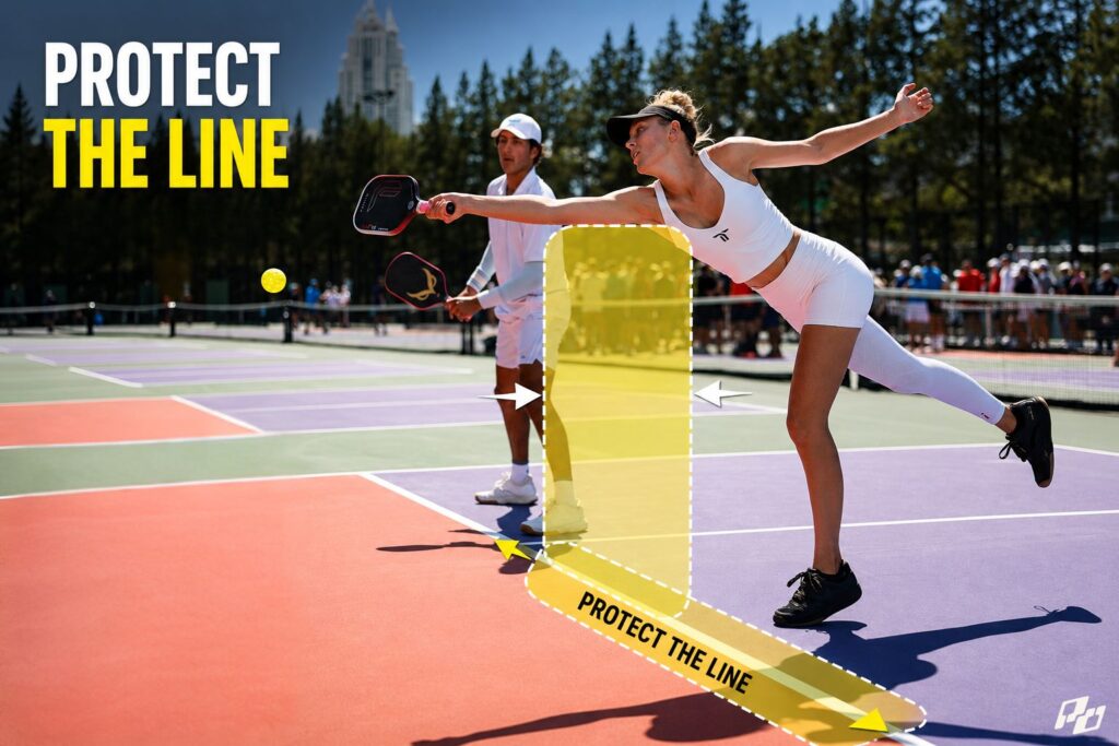 the protect the line concept in pickleball