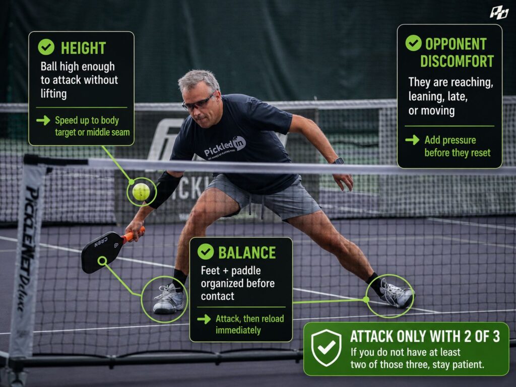 Stop Turning Every Speedup Into a Reflex Contest if you're an older pickleball player