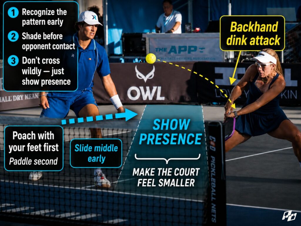 Shade Before You Poach in Pickleball