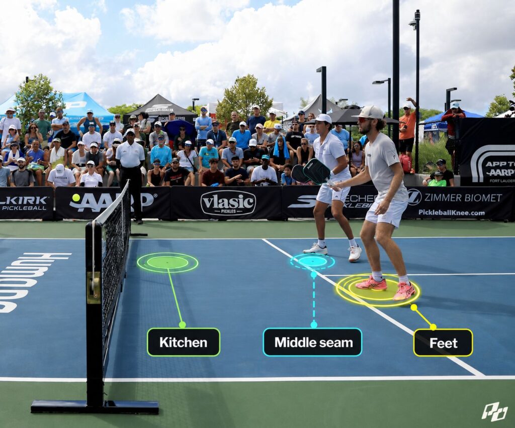 The Midcourt Height Rule: How to Stop Panicking in Pickleball’s Toughest Zone 3 Where to Aim From the Midcourt in Pickleball