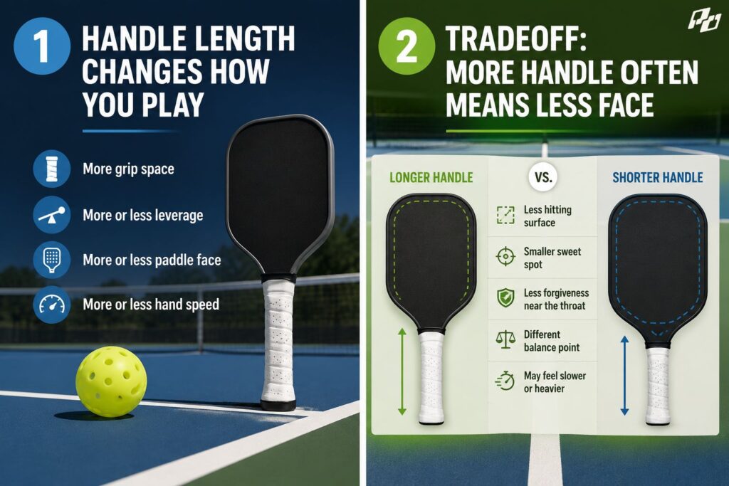 what handle length to choose in pickleball