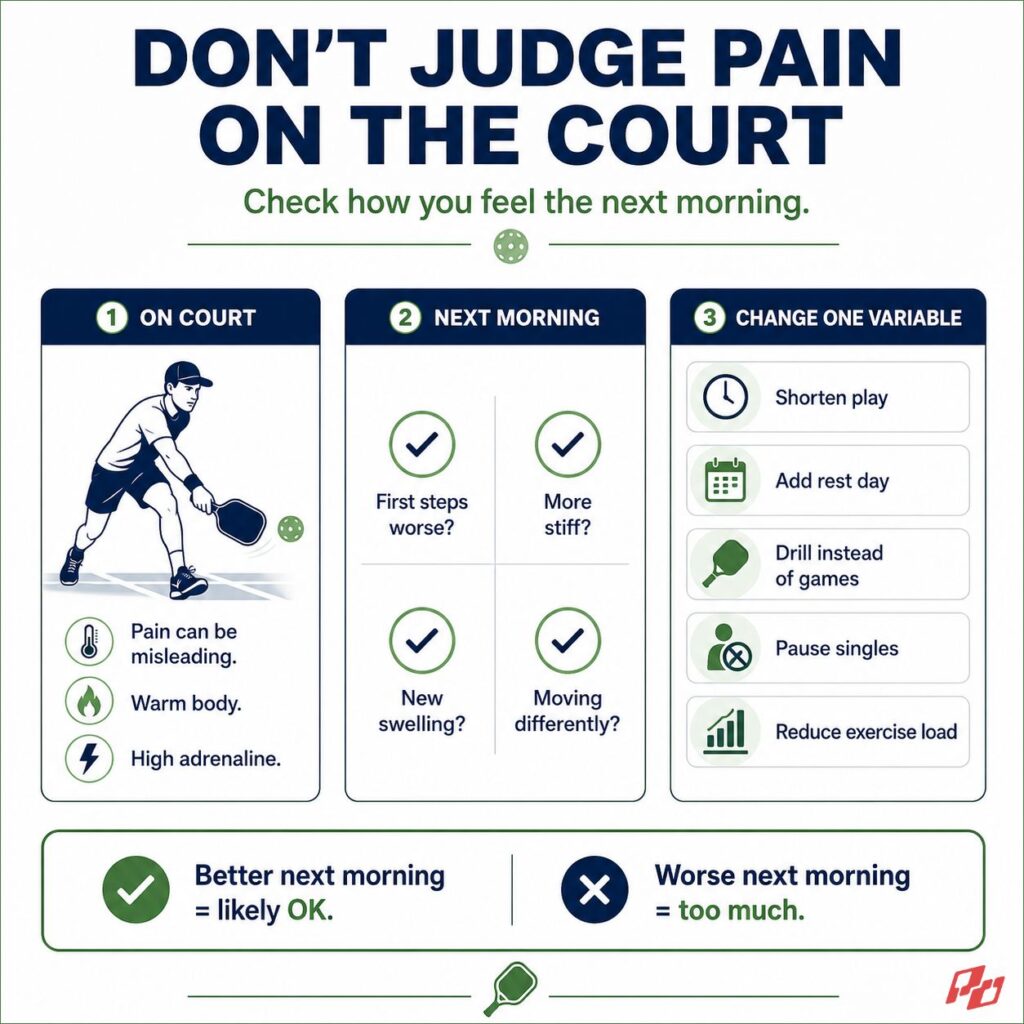 Over 50 and Hurting After Pickleball? Don’t Blame Your Age Yet 2 24-hour response for injuries in pickleball