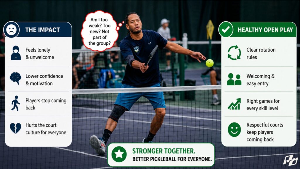 Why Cliques Form in Pickleball