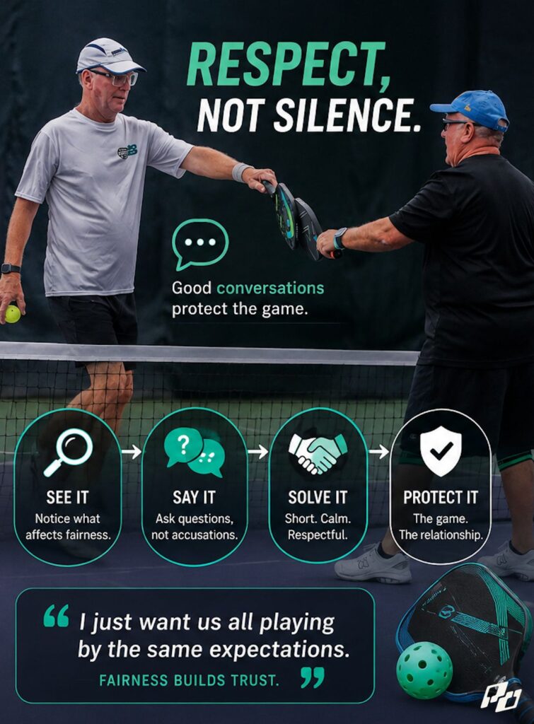 Most "Good Sportsmanship" in Pickleball Is Actually Conflict Avoidance 1 good sportmanship in pickleball: rules