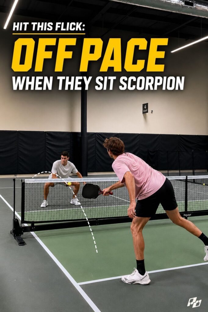 Where to Aim Your Backhand Flick Based on the Opponent’s Paddle Position 3 When the Opponent Sits Scorpion Change Pace, Height or Spin