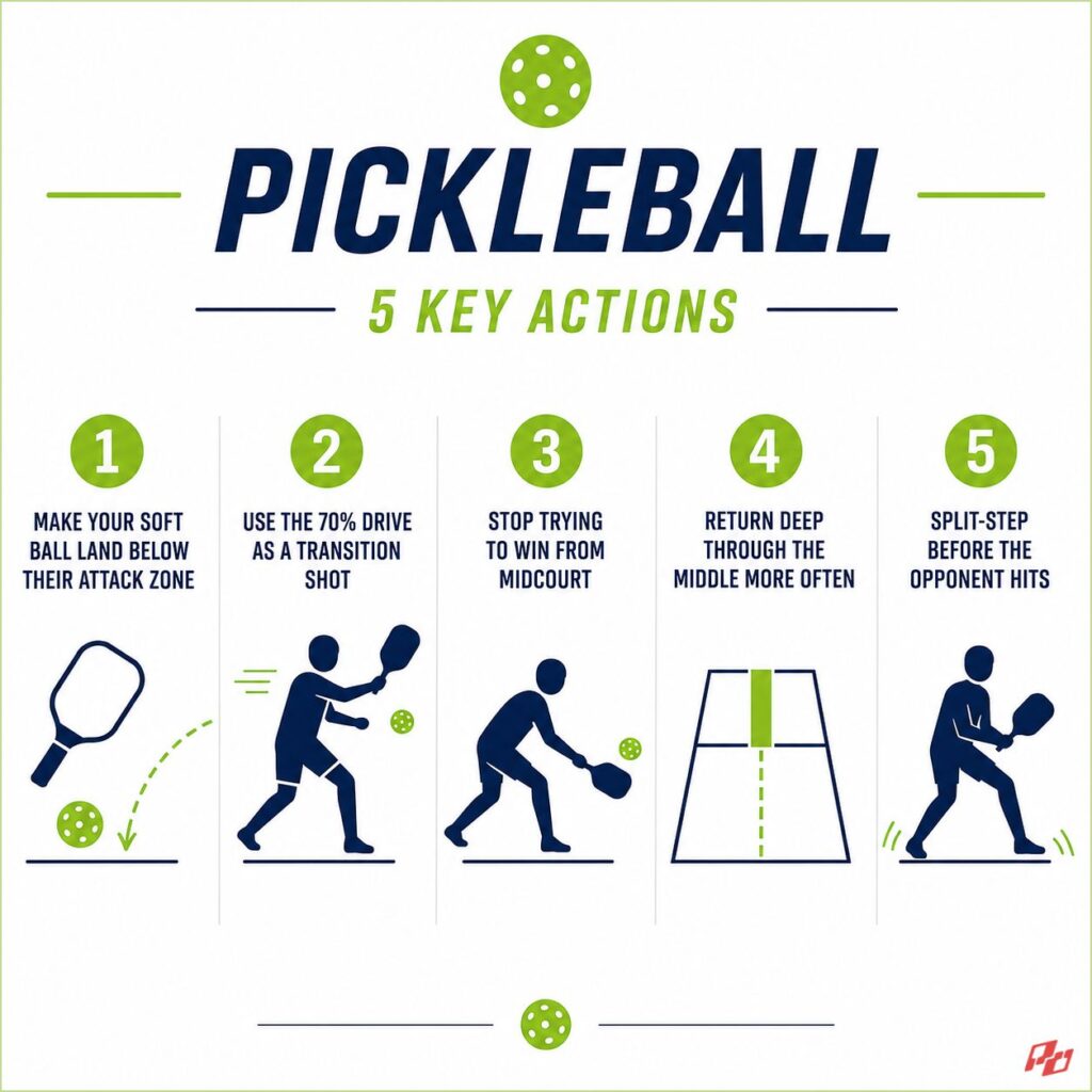 The 5-Part Formula for Beating Better Pickleball Opponents 1 The 5-Part Pickleball Formula That Makes You Harder to Beat