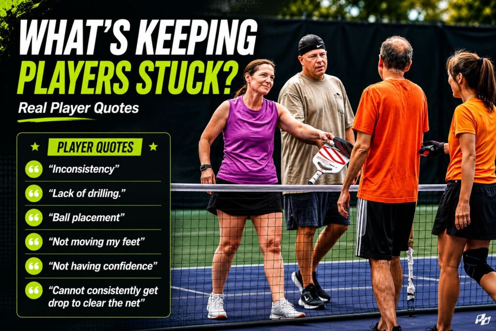 what's keeping players stuck in pickleball