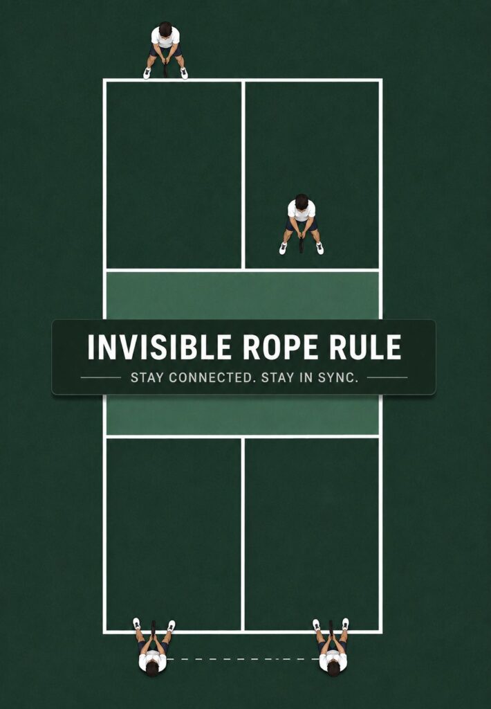 Stop Moving Like You’re Tethered Together at the Pickleball Kitchen 1 Why the Six-Foot Rope Works