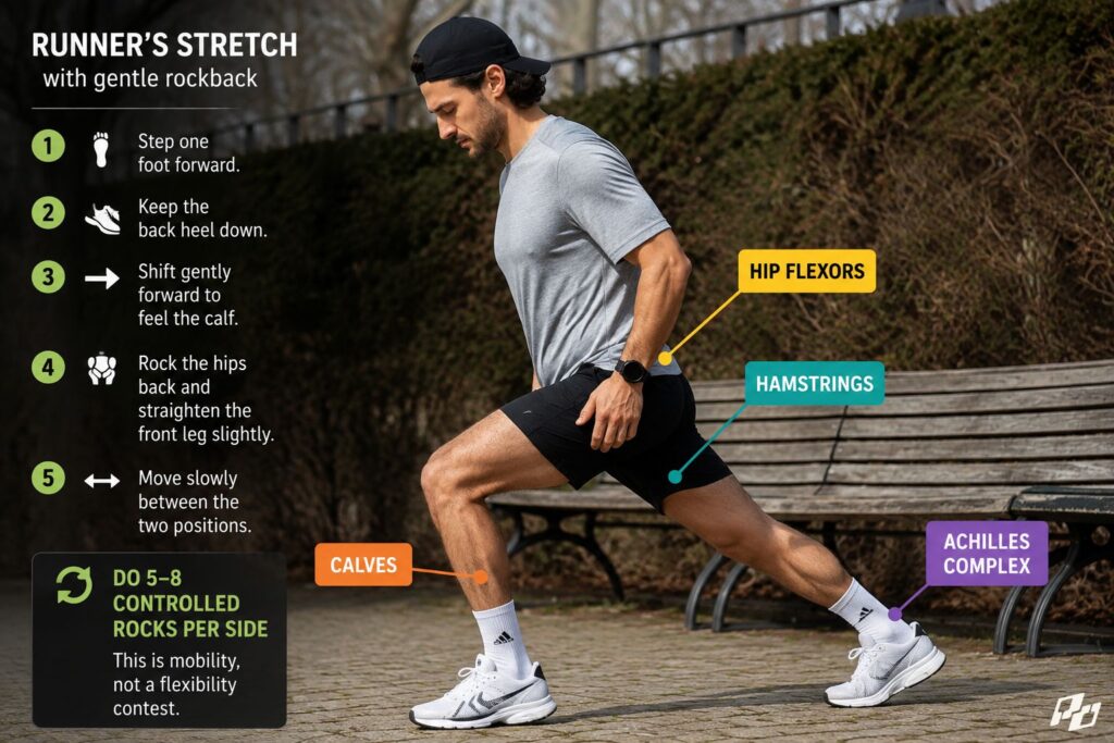 What 50+ Pickleball Players Should Do Right After They Finish Playing 1 pickleball stretch for Calves, hips, and hamstrings