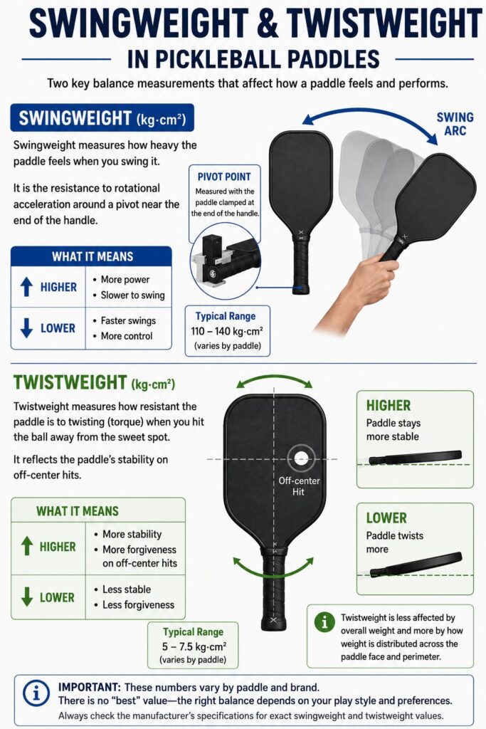 swingweight and twistweight in pickleball(1)
