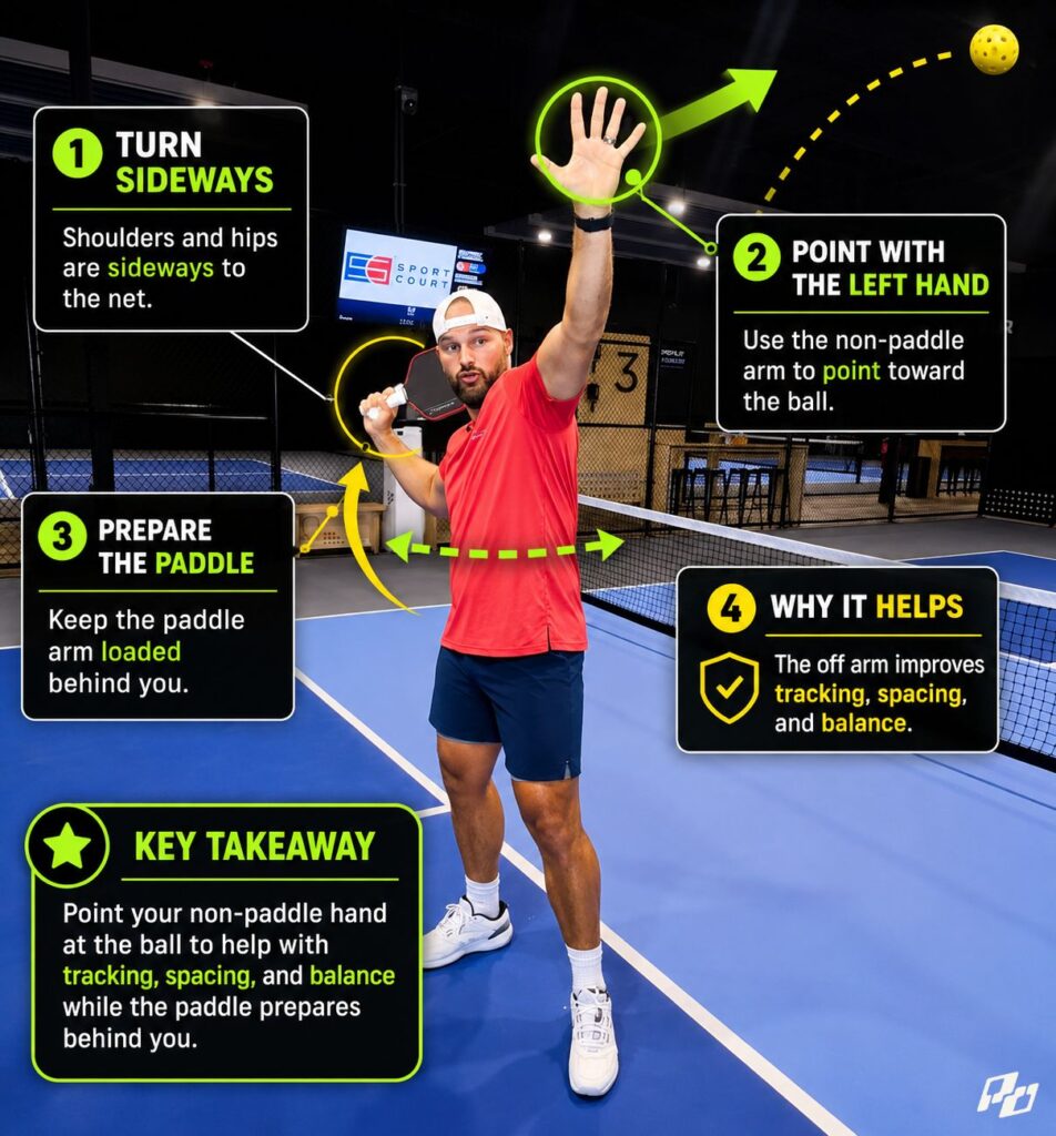 3 Steps to a Reliable Overhead Smash (Video) 2 tracking the ball when hitting an overhead smash in pickleball