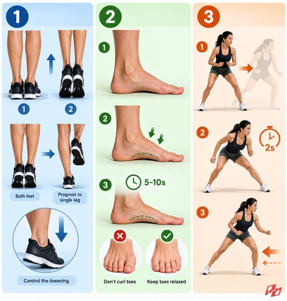 exercises for stronger feet arches in pickleball