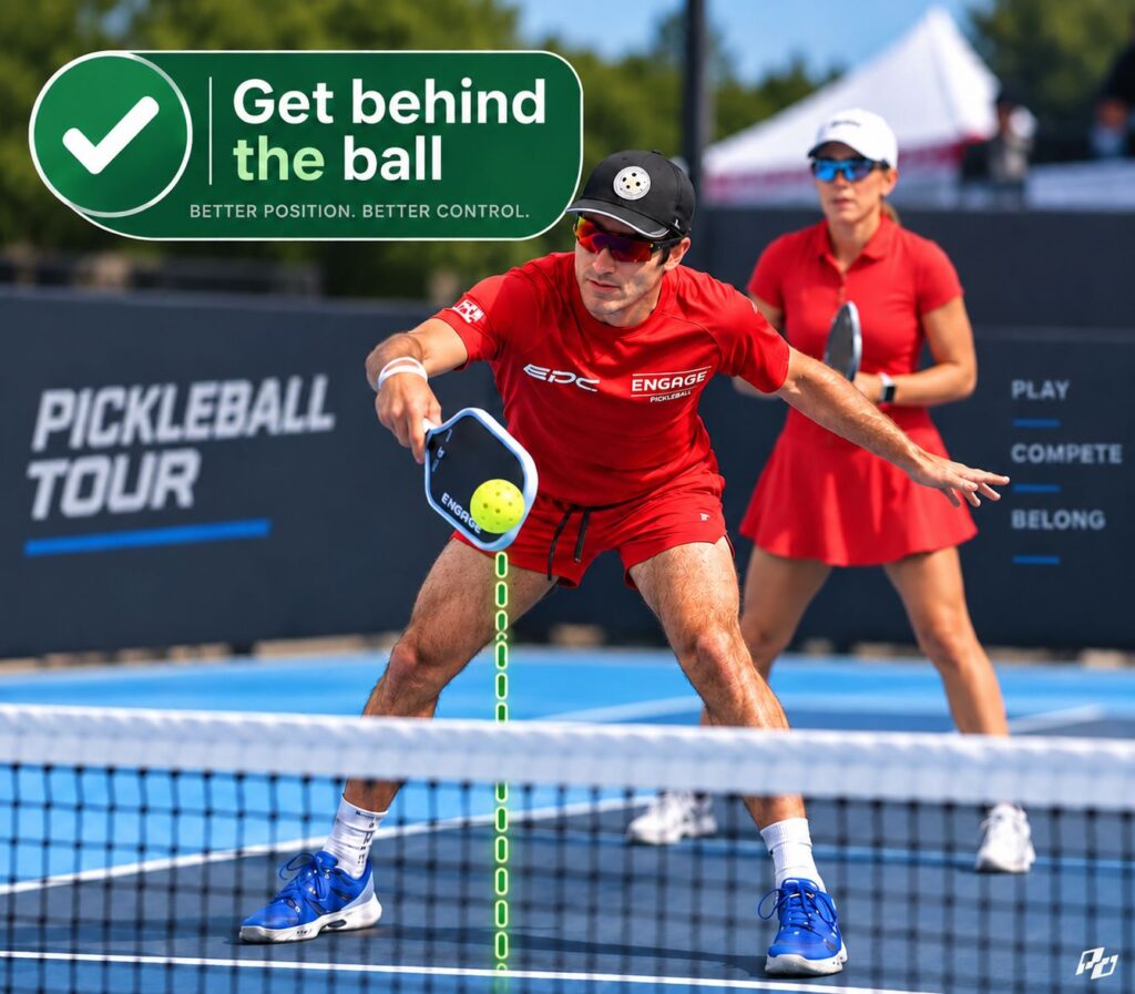 get behind th eball in pickleball(1)