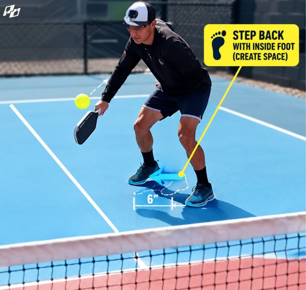 10 Underrated Ways To Improve At Pickleball 2 inside foot dinks techniques