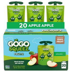 GoGo squeeZ No Sugar Applesauce