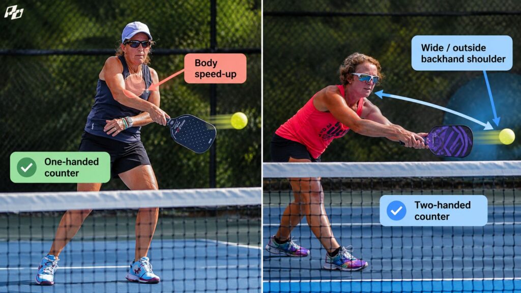 Pickleball Backhand Counters Guide