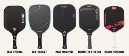 The Best Pickleball Paddles for Beginners, Picked With Real Player Data The five best pickleball paddles for beginners: CRBN² X 16mm Power, HEAD Gravity Tour, Diadem Warrior BluCore V3 Max, Honolulu J2FC+ and Selkirk SLK Dauntless Widebody