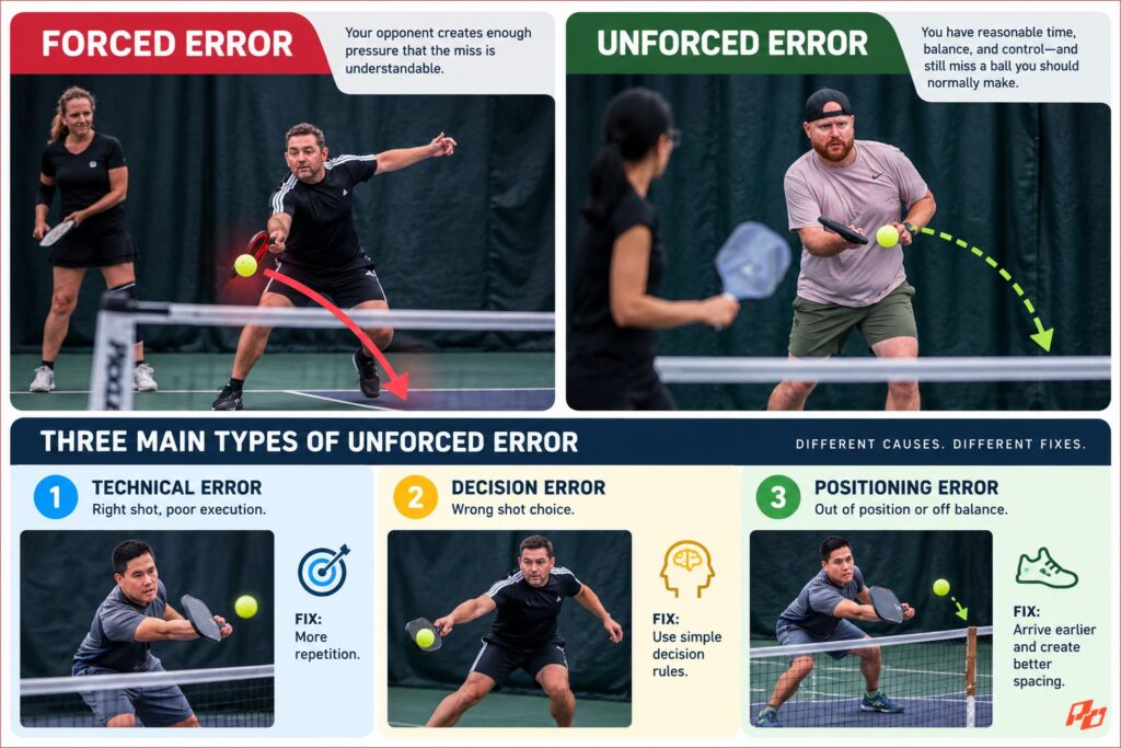 forced vs unforced errors guide