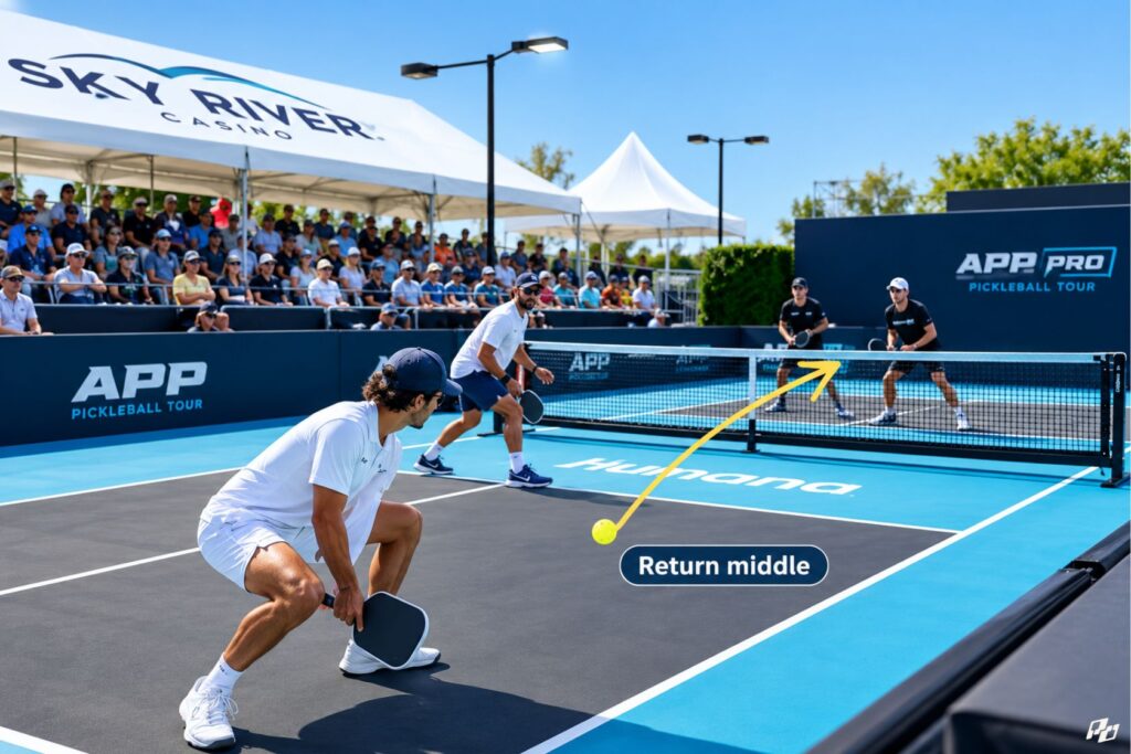 5 “Autopilot” Pickleball Plays That Quietly Kill Rec Games 1 when you're in trouble in pickleball, always return middle
