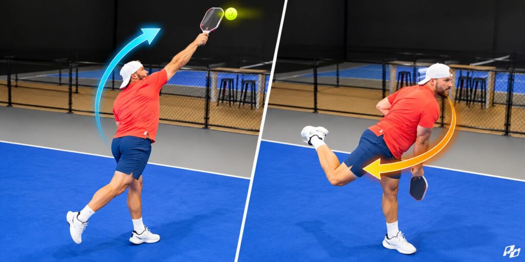 Where Should Your Paddle Finish? A Shot-by-Shot Guide to Pickleball Follow-Through 2 where to finish on an overhead in pickleball